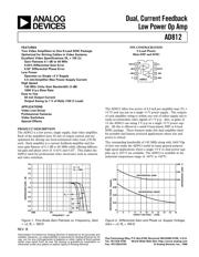 AD812ANZ datasheet.datasheet_page 1