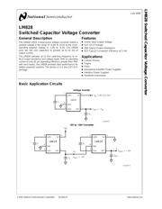 LM828M5X datasheet.datasheet_page 1