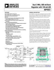 ADP5022ACBZ-2-R7 数据规格书 1