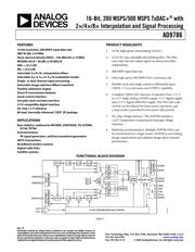 AD9786BSVZRL datasheet.datasheet_page 1