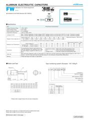 UFW1C101MDD 数据规格书 1