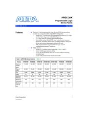 EP20K160EQC208-3N datasheet.datasheet_page 1