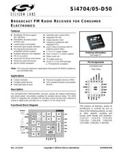 SI4705-D50-GM Datenblatt PDF