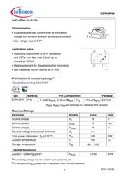 BCR400WH6327XTSA1 数据规格书 1