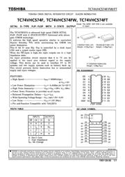 TC74VHC574FT 数据规格书 1
