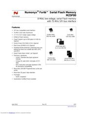 M25P80-VMN3TP/4 数据规格书 1