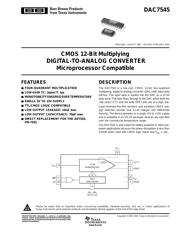 DAC7545LU datasheet.datasheet_page 1