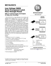 MC74LCX573 数据规格书 1