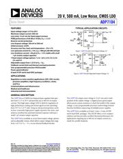 ADP7104ACPZ-9.0-R7 数据规格书 1