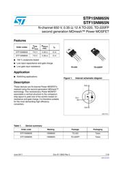 STF15NM65N datasheet.datasheet_page 1