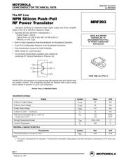 MRF392 数据规格书 1