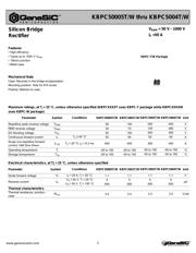 KBPC5004W Datenblatt PDF