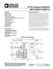 ADF4118BRU-REEL datasheet.datasheet_page 1