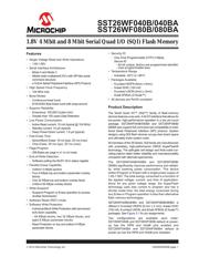 SST26WF080B-104I/SN datasheet.datasheet_page 1