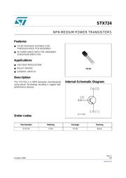 STX724 数据规格书 1