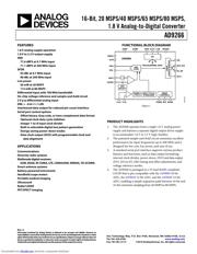 AD9266 datasheet.datasheet_page 1