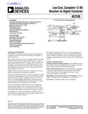 AD2S90 Datenblatt PDF