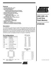 AT29C256-15JC Datenblatt PDF