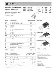 IXFH74N20P datasheet.datasheet_page 1