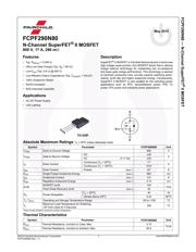 FCPF290N80 datasheet.datasheet_page 1