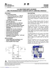 TPS61052YZG 数据规格书 1