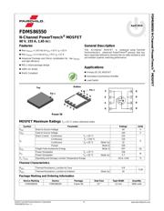 FDMS86550 数据规格书 1