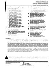 TMS320C31PQL60 Datenblatt PDF