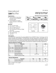 IRF8707 datasheet.datasheet_page 1