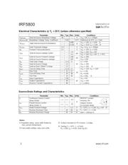 IRF5800TR datasheet.datasheet_page 2