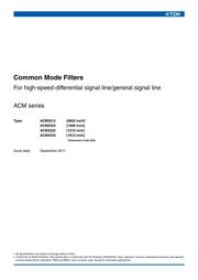 ACM2520-601-2P-T 数据规格书 1