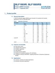 BLF188XRU Datenblatt PDF