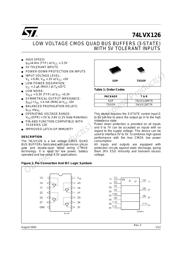 74LVX126TTR datasheet.datasheet_page 1