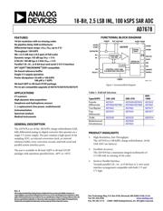 DAC7678SRGER 数据规格书 1