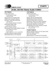 CS4272-CZZR 数据规格书 1