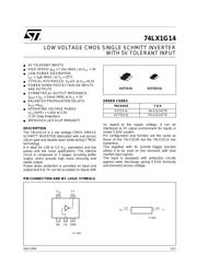 74LX1G14CTR datasheet.datasheet_page 1