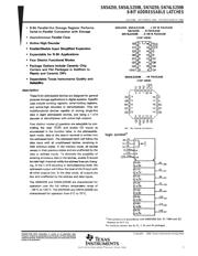 SN74LS259BNSR datasheet.datasheet_page 1