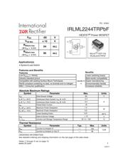 IRLML2244TRPBF Datenblatt PDF