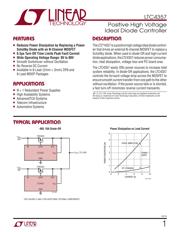 LTC4357CMS8#PBF Datenblatt PDF