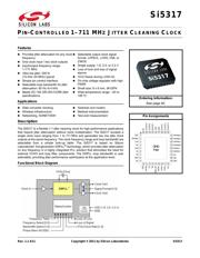 SI5317A-C-GMR Datenblatt PDF