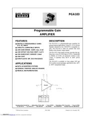 PGA103P datasheet.datasheet_page 1