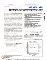 MAX8760 数据规格书 1