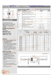 P6KE200 datasheet.datasheet_page 1