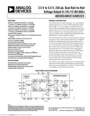 AD5313 数据规格书 1