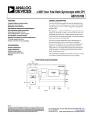 ADIS16100ACC datasheet.datasheet_page 1