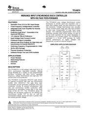 TPS40074RHLTG4 数据规格书 1