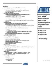 ATTINY85-20SU Datenblatt PDF