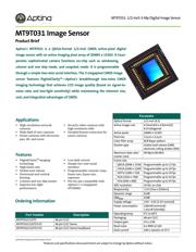 MT9T031C12STCD ES datasheet.datasheet_page 1