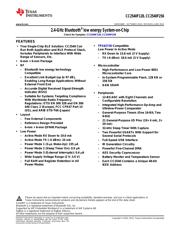 CC2540F128RHAR datasheet.datasheet_page 1