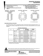 SN74AHCU04PW datasheet.datasheet_page 1