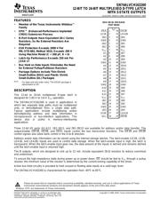 SN74ALVCH162260DLR datasheet.datasheet_page 1